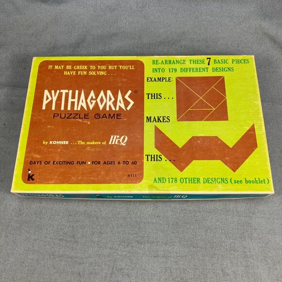 Brainteaser Pocket Puzzle Solitaire Game Hi-Q Pythagoras 179 Different Puzzles - Picture 2 of 2